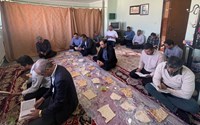 برگزاری مراسم قرائت زیارت عاشورا در شبکه بهداشت و درمان شهرستان تکاب