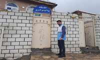 بازدید کارشناس بهداشت محیط مرکز بهداشت از اقامتگاه بومگردی در شهرستان تکاب