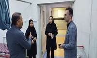 بازدید دکتر فرجی از بخش اورژانس بیمارستان مهر امام علی (ع)