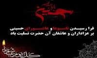 فرارسیدن تاسوعا و عاشورای حسینی تسلیت باد.