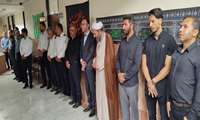 برگزاری مراسم یادبود درگذشت مرحوم حسن خدادادی در شبکه بهداشت و درمان تکاب 