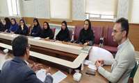 برگزاری جلسه درون بخشی ستاد التور در شبکه بهداشت و درمان تکاب 