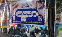 تجلی ایثار در رزمگاه شبانه سلامت؛ میزبانی تمام‌ عیار شبکه بهداشت و درمان با برپایی موکب سلامت در هفته ملی سلامت و جمعیت در شهرستان تکاب 