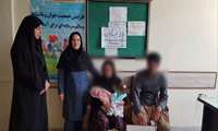 تجلیل از دو خانواده با شکوه در شبکه بهداشت و درمان تکاب 