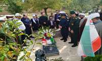 حضور مدیر شبکه بهداشت و درمان در مراسم یادواره شهدای انتظامی شهرستان تکاب 