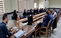 دیدار پرسنل خدمات بیمارستان با سرپرست شبکه بهداشت و درمان تکاب