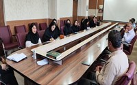 جلسه آموزش دستورالعمل های بهداشت حرفه ای و طب کار برای مسئولان ایمنی و بهداشت حرفه ای صنایع و معادن شهرستتان تکاب