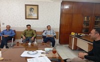 جلسه هماهنگی و اتخاذ هماهنگیهای لازم جهت تکمیل محوطه سازی و آزمایشگاه مرکز خدمات جامع سلامت شهید بحری