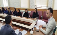 برگزاری جلسه درون بخشی ستاد التور در شبکه بهداشت و درمان تکاب 