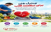 قلب سالم، با عادت‌های سالم ساخته می‌شود.