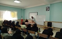 برگزاری کلاس آموزش احیای قلبی-ریوی (CPR) پایه عمومی برای دانش‌آموزان دوره دوم متوسطه دبیرستان حضرت فاطمه زهرا (س) تکاب