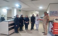 قدردانی مدیر خدمات پرستاری و همکاران از پرستاران بمناسبت روز پرستار