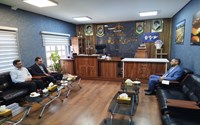 دیدار مدیر شبکه بهداشت و درمان با رئیس جدید دادگستری شهرستان تکاب 
