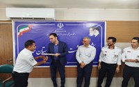 تجلیل از تلاشگران خط مقدم سلامت در شبکه بهداشت و درمان تکاب به مناسبت روز ملی اورژانس و فوریت‌های پزشکی 1405