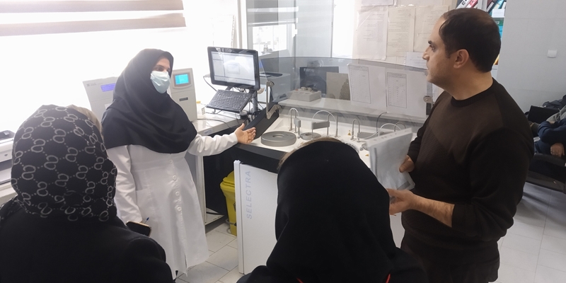 حضور کارشناسان امور آزمایشگاه‌های استان در بیمارستان مهر امام علی (ع) تکاب