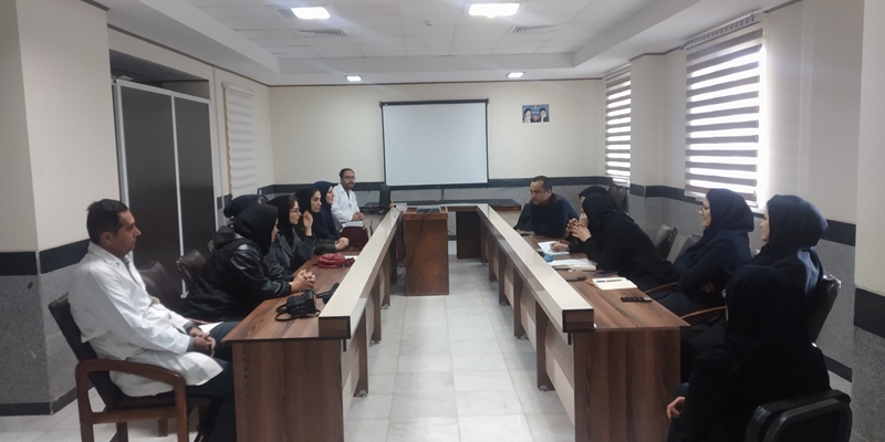 برگزاری جلسه هماهنگی تمهیدات نوروزی با حضور همکاران سوپروایزر بالینی بیمارستان مهر امام علی (ع) تکاب